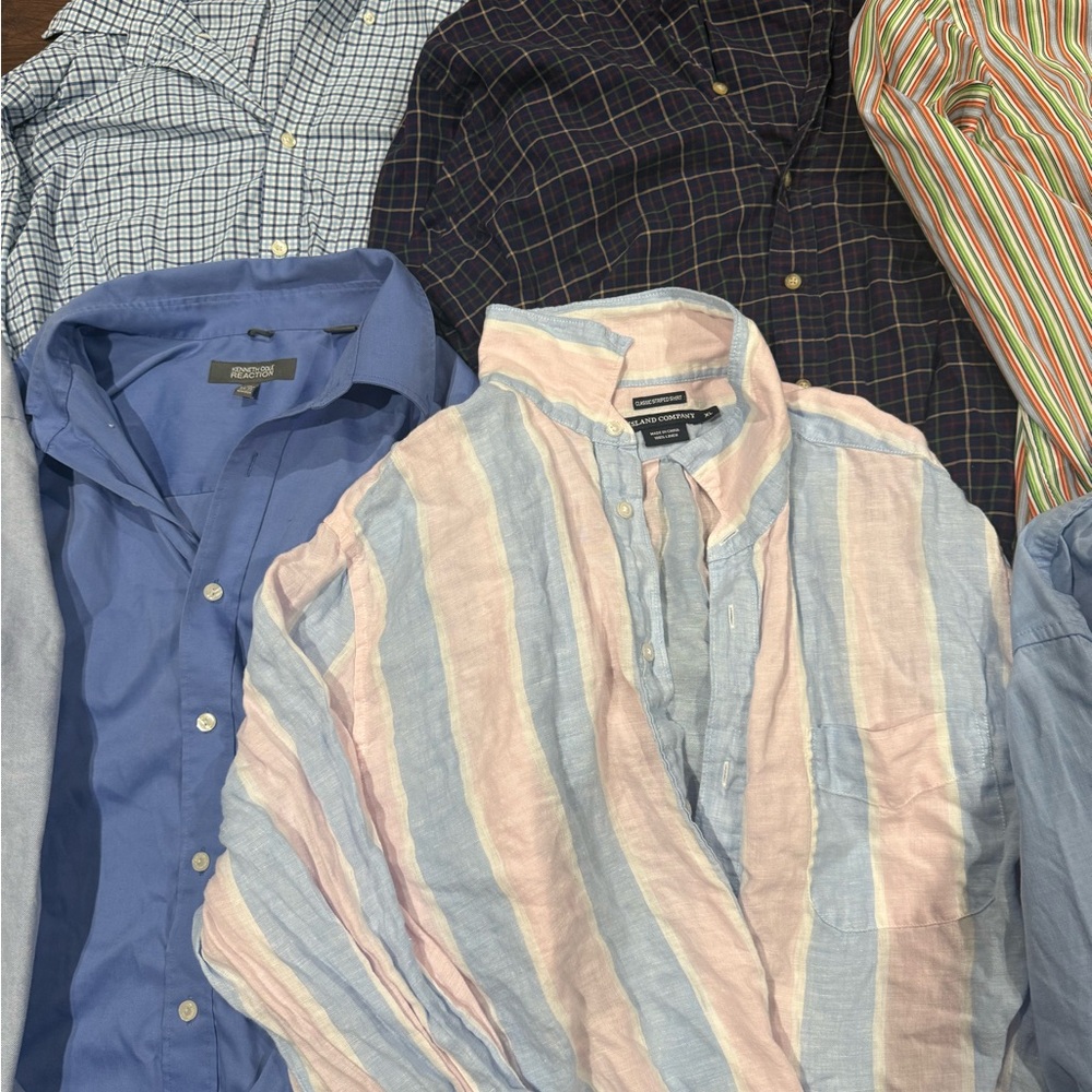 Men’s Brand Name Clothing Lot – 20 Pc Button-Down Shirts & Sweaters Size XL-XXL - Picture 4 of 10